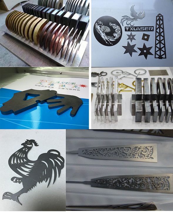 光纤激光切割机切割样品